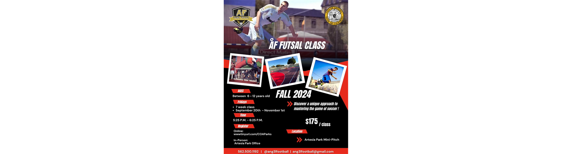 Sign up for AF Futsal Fall Class! 